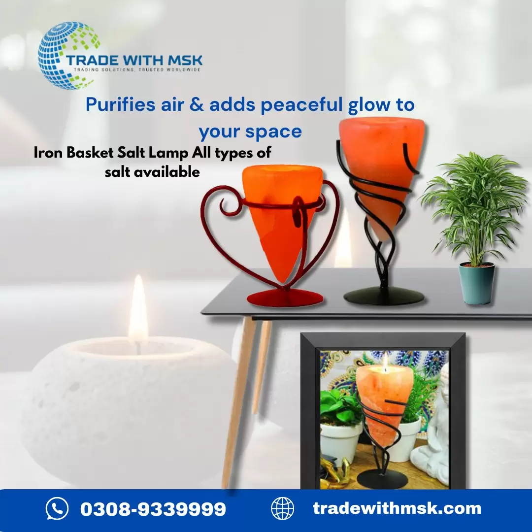 Salt Candle Holder (Cone Shaped)​